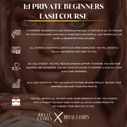 2 Day 1:1 Beginner Lash Masterclass